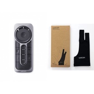 Express Key Remote for Cintiq & Intuos Pro (ACK411050) and Wacom Drawing Glove, Two-Finger Artist Gl
