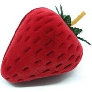 Ring Storage Case New Strawberry Form Ring Storage Case Jewelry Box Ring Protector Flocking Gift Box