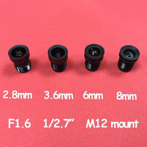 3.0MP 5.0MP YTOT CCTV Lens For IP AHD Camera 1/2.7" format F1.6 aperture M12 mount 2.8mm/3.6mm/6mm/8