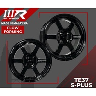 RAYS TE37 S.PLUS (3R WHEEL) 15” ET40/ET38/ET38 4H100/114.3 GLOSSY BLACK, HYPER BRONZE, CANDY RED, NA