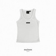 maison KEEPS | Zen Woven Patch Tank | เสื้อกล้าม เสื้อเบสิค ปักโลโก้