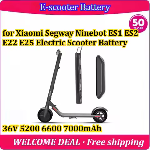 [New] External Expansion Battery Pack for Xiaomi Segway Ninebot ES1 ES2 E22 E25 Electric Scooter Bat