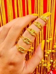 แหวนทองคำแท้ น้ำหนัก 1 กรัม ลายโอซี ทองคำแท้ 96.5 % พร้อมใบรับประกัน