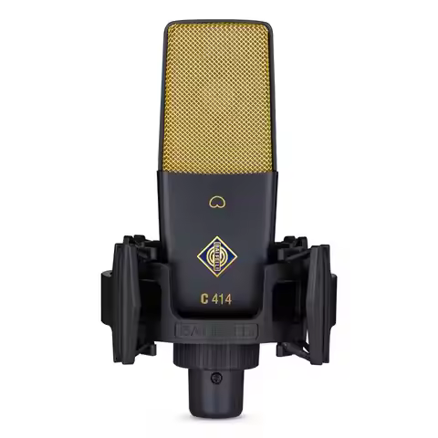 BAIFEILI C414 Professional Condenser Mic Studio Singing Microphone for Karaoke Podcast Recording Tik