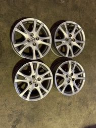 ล้อแม็กซ์ mazda2 ขอบ16 4รู100 ราคาต่อวง ซื้อแยกวงได้