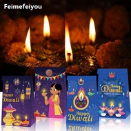 2025 Deepavali Candy Kraft Paper Bags Decoration item Happy Diwali Festival Decor Diwali Gift Boxes 