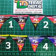ARAI Helmet TT Isle of Man Visor Printing Sticker