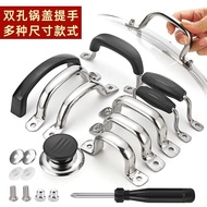 0Double-hole pot cover handle, tripod cover handle, cap c Double hole pot Cover Handle Ding Cover Ha