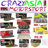 CHAIN RK/RKM FOR SUPERBIKE&CUB STANDARD/O-RING/X-RING/HEAVYDUTY/XW-RING/U-RING (415/428/520/525/530)