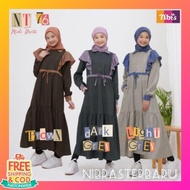 Gamis Remaja terbaru Nibras NT 076/NIBRA'S TEEN NT 076/Dress remaja