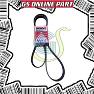 FAN BELT BANDO PROTON GEN2,BLM,PERSONA,EXORA CPS,SATRIA NEO ALTERNATOR BELT