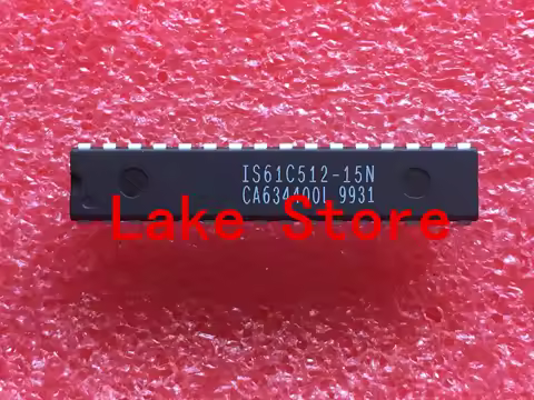 5 unids/lote IS61C512-15N DIP IS61C512-20N IS61C512