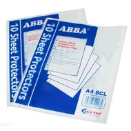 ABBA SHEET PROTECTORS 10SHEET A4
