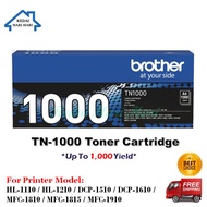 Brother TN-1000 Toner Cartridge/DR-1000 DRUM For Printer HL-1110/HL-1210W/DCP-1510/DCP-1610W TN1000
