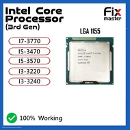 [Ready Stock] Intel Core Processor (3rd Gen) Socket LGA1155 / I7-3770 / I5-3470 / I5-3570 / I3-3220 