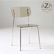 Ghế Ăn, Ghế Cafe, Ghế Thư Giãn Nhựa Trong Suốt Arcylic, Khung Thép Mạ Chrome Thời Trang / xếp chồng