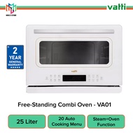 Vatti VA01 25L Free-Standing Combi Oven with Combi Steam + Oven Function, 20 Auto Cooking Menu, Auto
