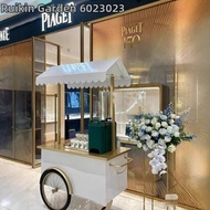 Mobile Vending Cart for Coffee Bread Beverages