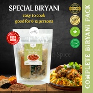 Biryani Pack Basmati Rice and India Herbs Spices Complete Set (for 3-6 Pax) HMART