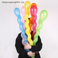 F1MY 100Pcs Multicolor Spiral Long Balloon Unique Twist Spiral Latex Balloon Wedding Happy Birthday 