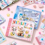Bella bay shop kwaii characters stickerbook for journaling & deco