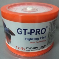 DVD-RW GT-Pro Fighting Fish DVD Blank DVD Kosong 50pcs CMT PKU