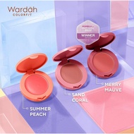 Wardah Colorfit Cream Blush - Creamy Texture Blush On Original Halal Make Up Light Formula