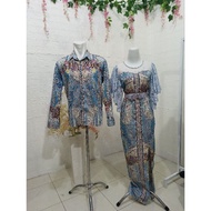 Baju Couple Batik // Gaun Couple Untuk Pesta