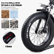 20 Inch Fat Tire Mountain Bike Mudguard Snow Bicycle Fenders Front and Rear Bicycle Mudguard Fender 
