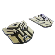 [[Crazy Horse Car Shop]] Transformers Autobot Decepticon Electroplating Chrome Plating Sticker Serie