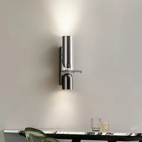 Italian Wall Lamp Modern Minimalist Adjustable Angle Bedside Night Light Bathroom Hotel Corridor Por