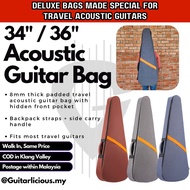 Deluxe 8mm Think Sponge Padded 34  / 36 inch Acoustic Guitar Bag ( LS001-36" / LS001-36 / 34inch / 3