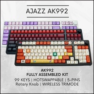 Ajazz AK992 96% Layout Keyboard With Knob Numpad Full Kit 99 Keys Full Mechanical Keyboard