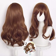 Cosplay Wig Hori and Miyamura Hori Keiko Brown Long Curly Hair Anime Wig cosplay Wig