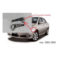 a pair front bumper bracket Buper clip retainer for TOYOTA VIOS 2002  2003 2004 2005 2006 2007 gen1
