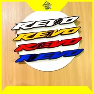 Revo Emblem 2 PCS Embossed Logo Revo Fit Revo X Revo Absolute Motorcycle Accessories
