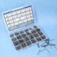 380PCS Premium Spring Assortment Kit - 23 Sizes Stainless Steel Compression/Extension/Torsion Spring