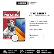 MOSS 111D HD Clear Full Cover Tempered Glass for Xiaomi Mi A3 / CC9E / 9X / 9SE / 11T / 11T Pro / 12
