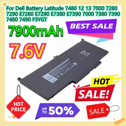 For Dell Battery Latitude 7480 12 13 7000 7280 7290 E7280 E7290 E7380 E7390 7000 7380 7390 7480 7490