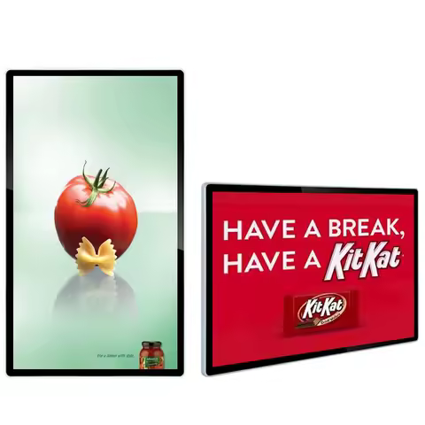 43 Inch Wall Mounted Advertising Players Wifi Monitor TV Digital Signage LCD Display for Shop Restau