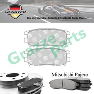 Münster Disc Brake Pad Rear for Mitsubishi Pajero V24 V44 2.5 1990-1999 4D56 4D65