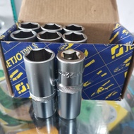 22mm Long socket Wrench Jetjo socket deep wall 1/2" shock sock