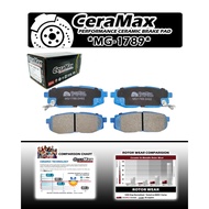 Ceramax Ceramic Rear Brake pad MG1789 Toyota GR86 Subaru BRZ 21'-