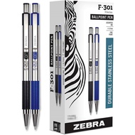 Another Prodigal American Version ZEBRA Stainless Steel Ballpoint Pen F-301 0.7mm BP Metal Japanese