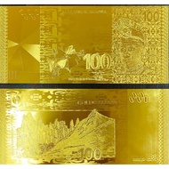 【READY STOCK】【现货】RM100百元马币 金箔金钞 百元招财钱母Banknotes Malaysia Money Mother Lucky Gold Money