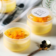 Preferred Goods🔥High Temperature Resistant] Japanese Style Fat Pudding Cup Disposable Cup Baking Res