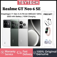 Realme GT Neo6 SE Snapdragon 7+ Gen 3 6.78inch AMOLED 120Hz 5500mAh Battery 100W FastCharging Realme