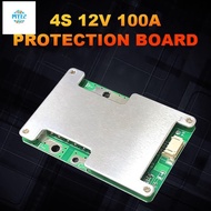 4S 12V 100A LiFePO4 Lithium Battery Protection Board with Power Battery Balance/Enhance BMS PCB Prot
