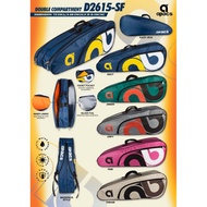 Apacs DOUBLE-COMPARTMENT Badminton Bag D2615-LI (Ready Stock)