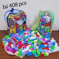 Lego Block Toys 408 Pcs Educational - Educational Children's Bricks Backpacks